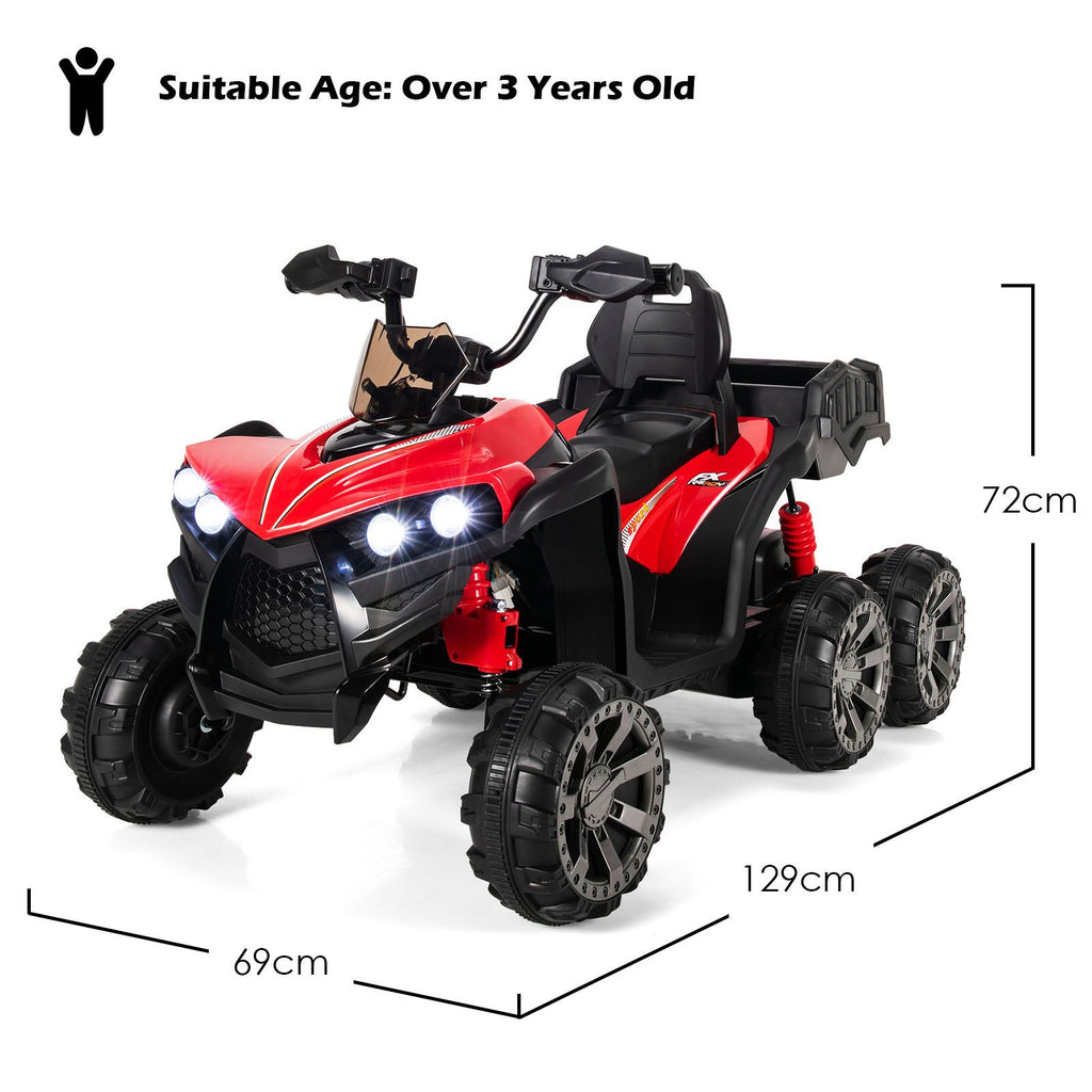 6 Wheels Kids Electric ATV with 4 Motors