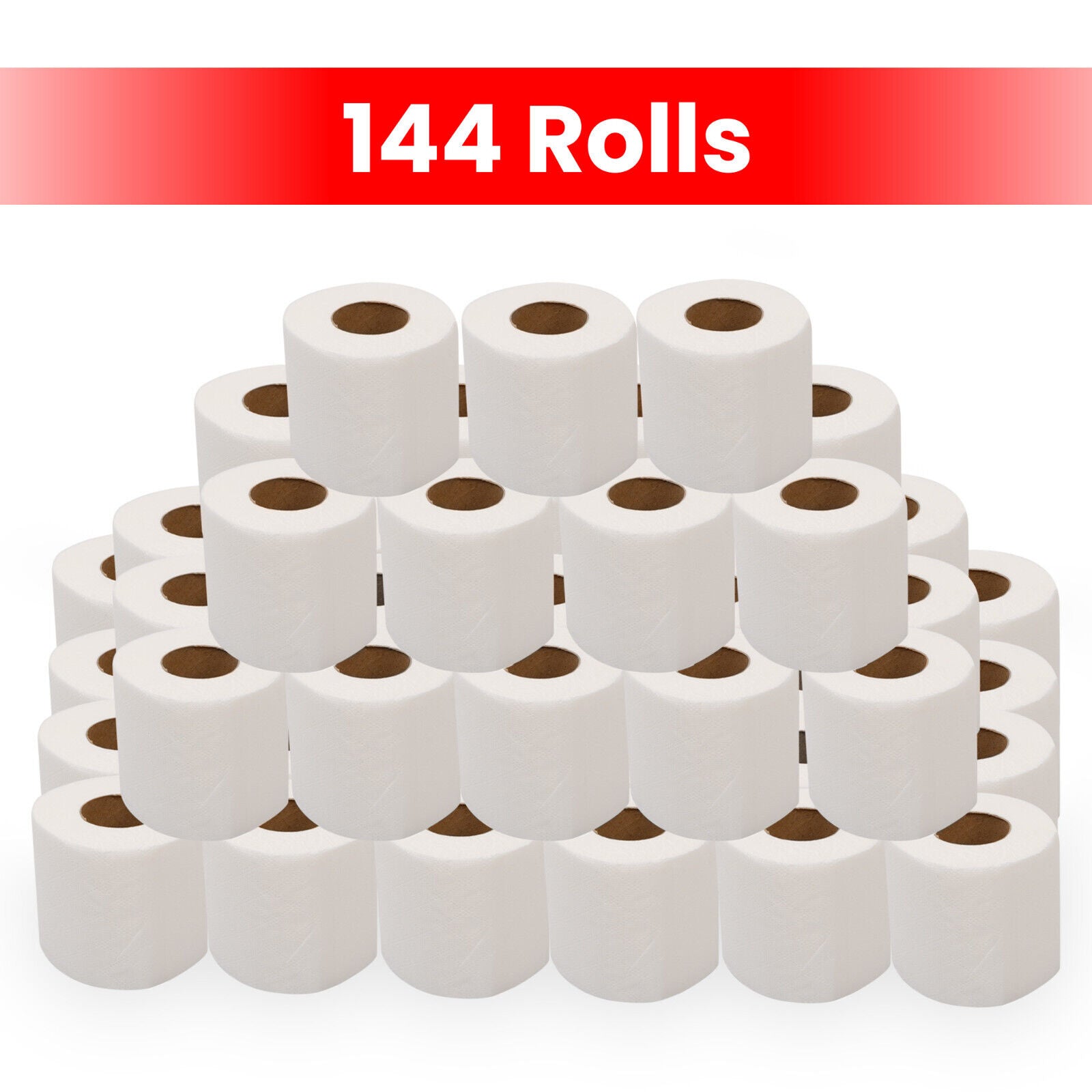 144X Toilet Rolls Quilted Soft Tissue Luxury Paper Bulk Savings Pack Absorbent