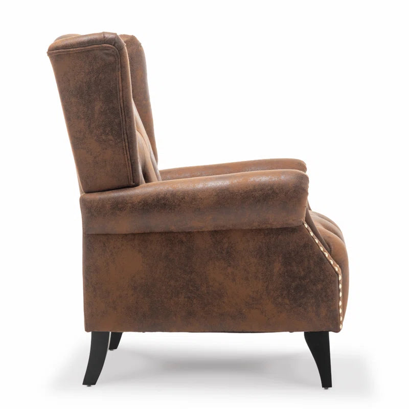 Sandringham Microsuede Wingback Chair