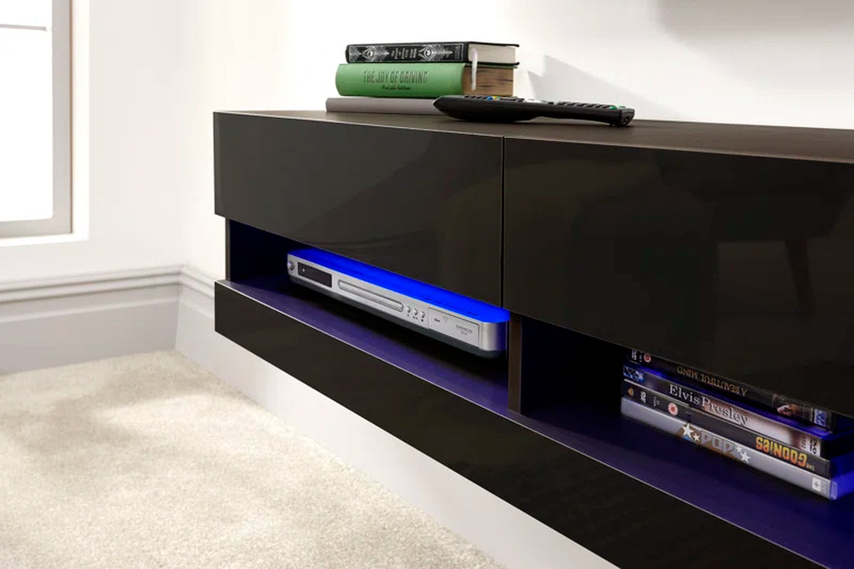 Allon Unfinished Floating TV Stand