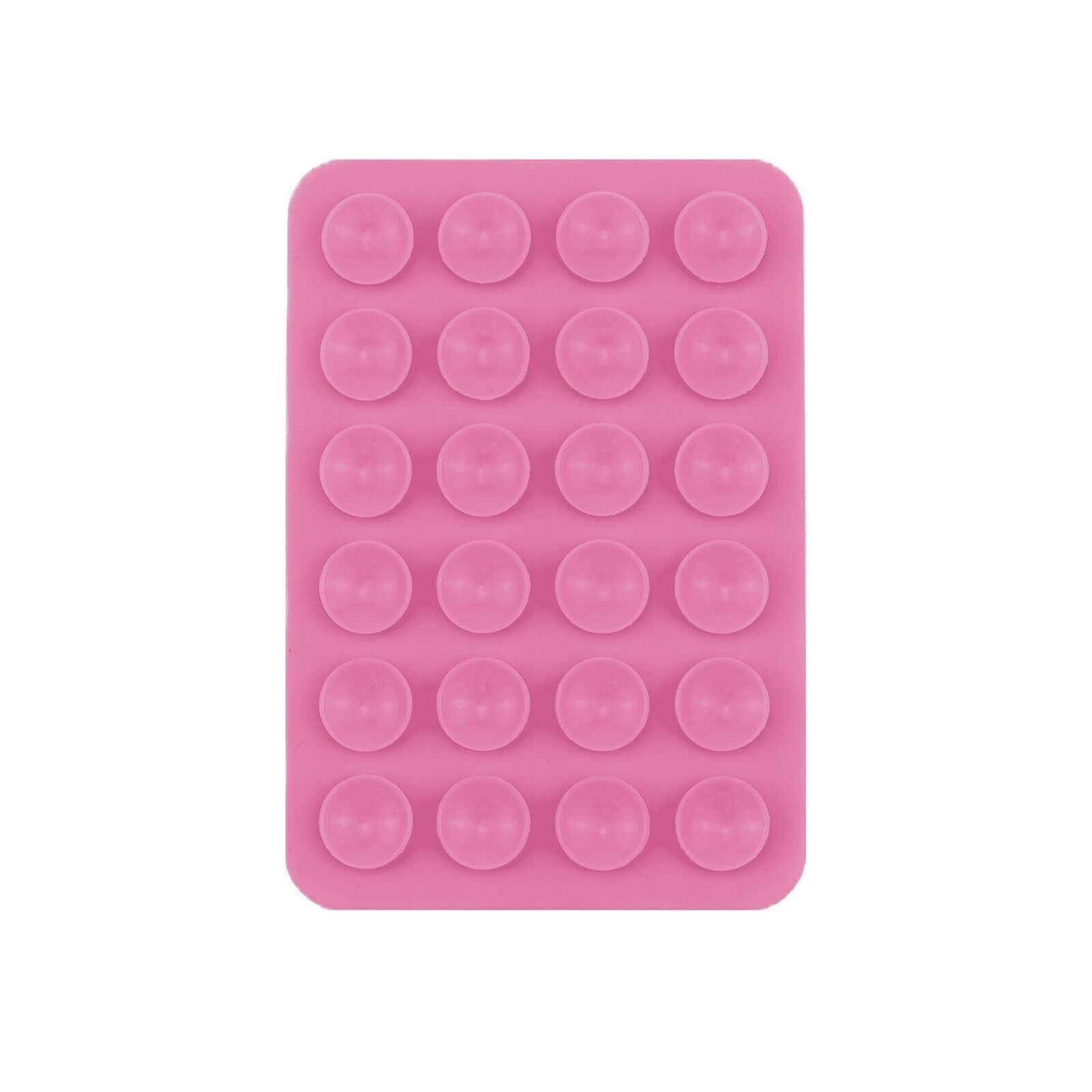 2Pc Silicon Suction Pad Mobile Phone Case Fixture Sticky Grip Band