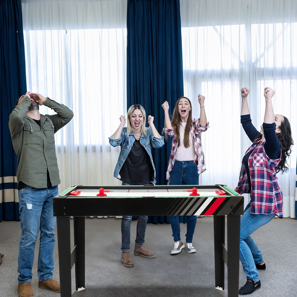 125CM 4-In-1 Multi Games Table with Accessories for Home Play Room