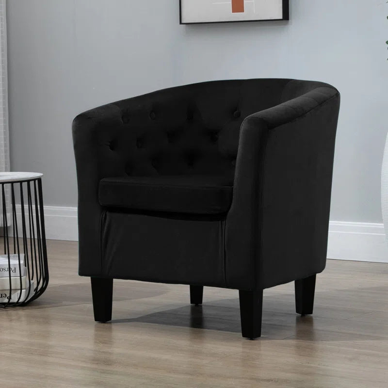 Tarbes Tufted Velvet Tub Chair