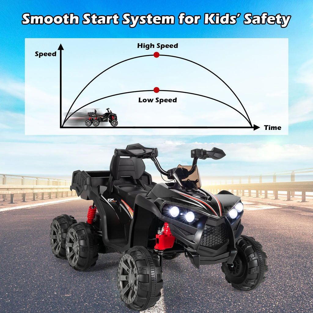 6 Wheels Kids Electric ATV with 4 Motors