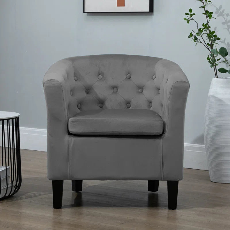 Tarbes Tufted Velvet Tub Chair