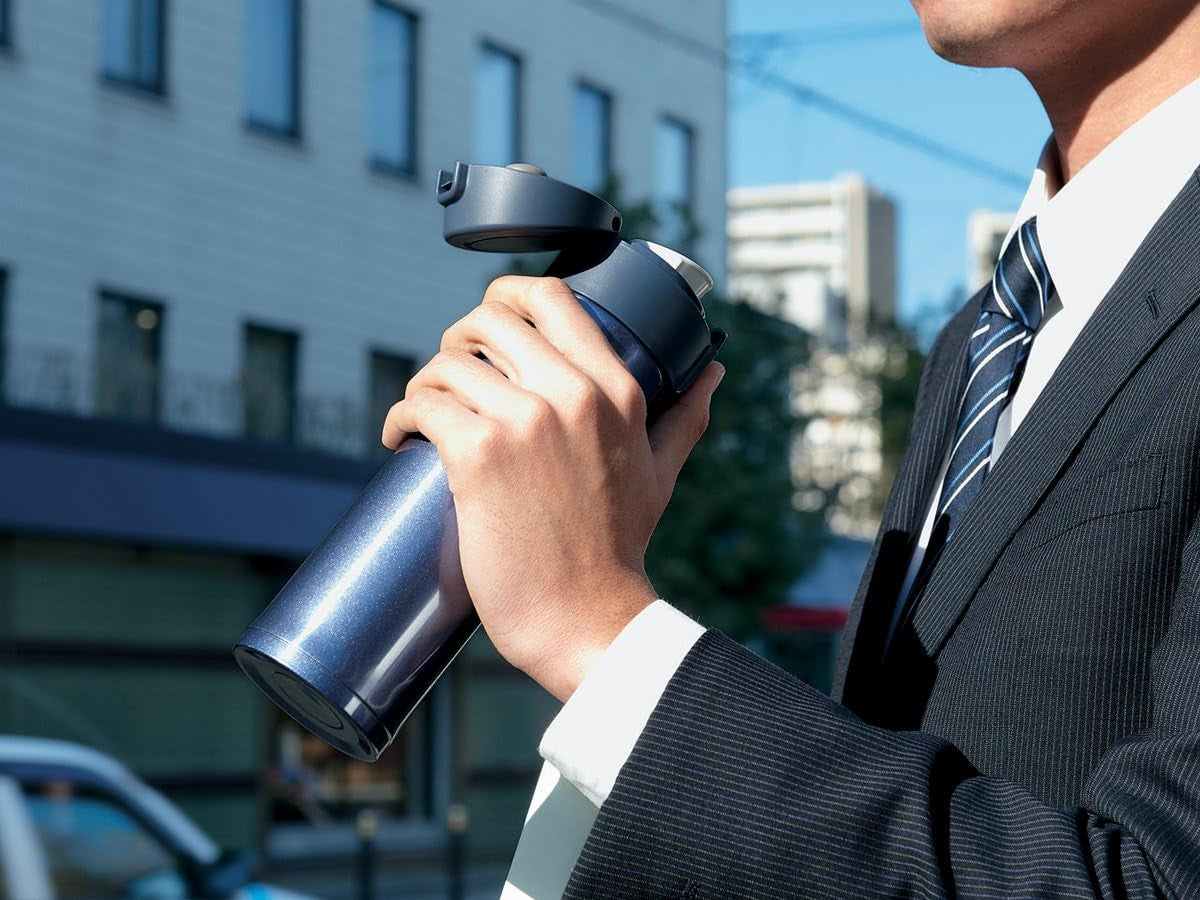 Stainless Steel Leak Proof Vacuum Insulated Travel Mug, 480 Ml, Blue