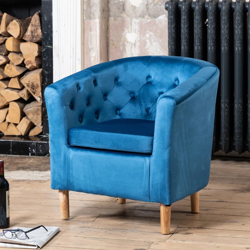Tarbes Tufted Velvet Tub Chair