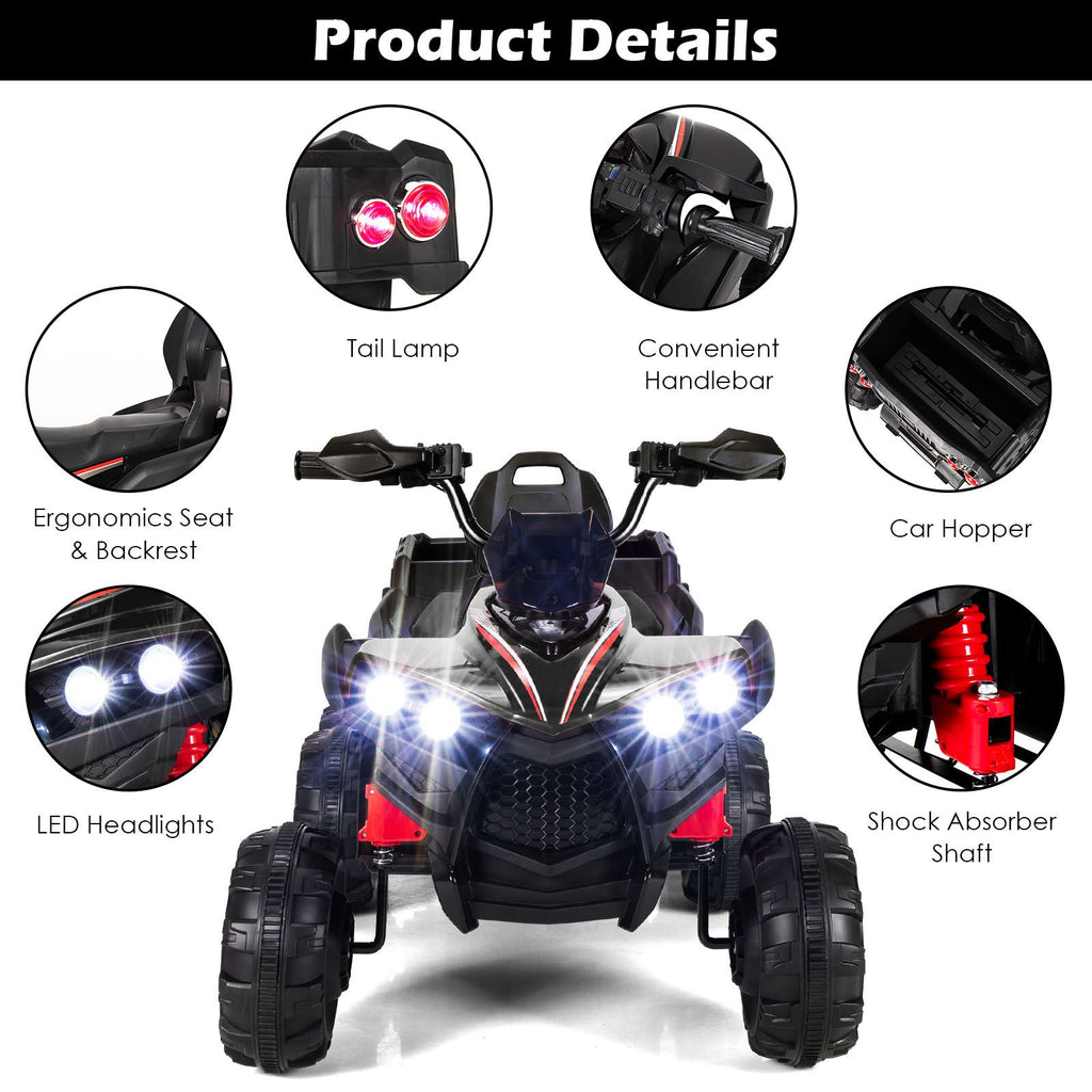 6 Wheels Kids Electric ATV with 4 Motors