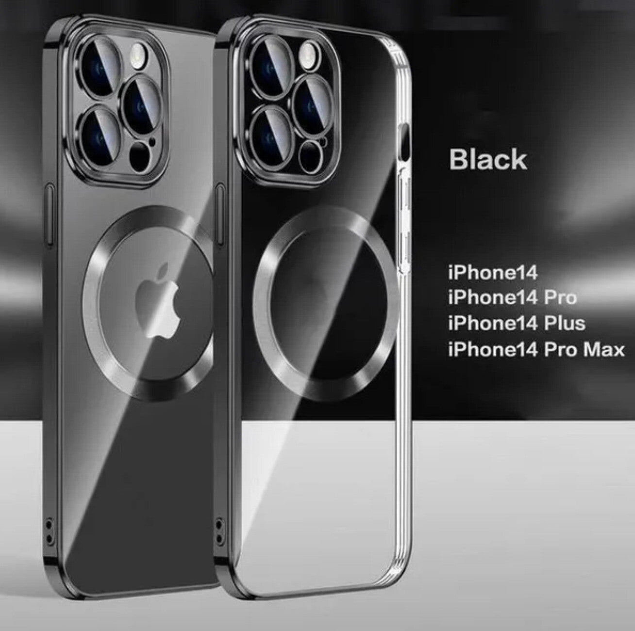 Magsafe Shockproof Magnetic Clear Case Cover for Iphone 14 13 12 Pro Max Mini