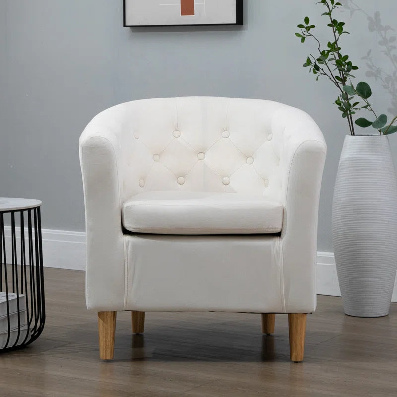 Tarbes Tufted Velvet Tub Chair