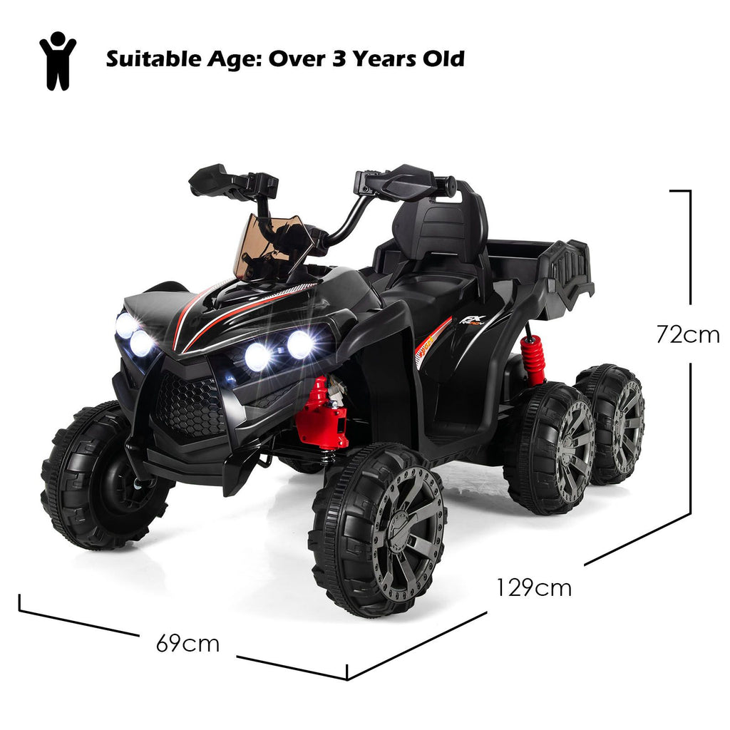 6 Wheels Kids Electric ATV with 4 Motors