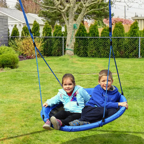 100Cm round Swing Kids Nest Swing Seat Children Garden Play for Indoor Outdoor