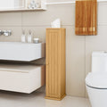 Compact Toilet Tissue Storage Tower Free Standing Toilet Paper Storage Holder