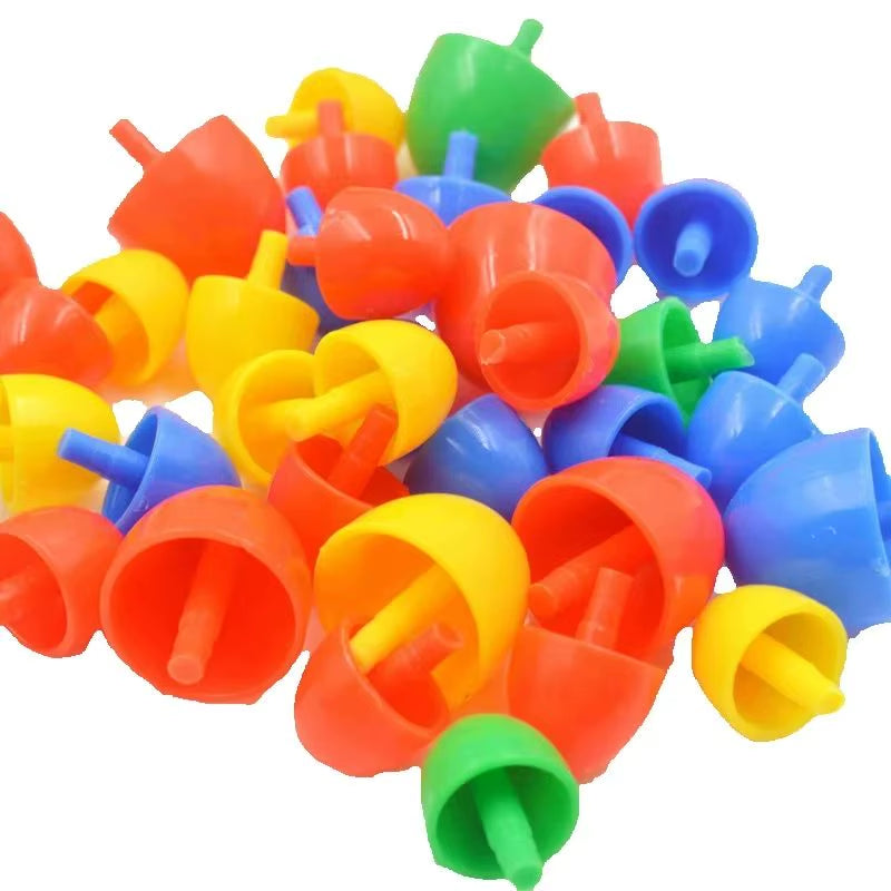 296 Pieces/Set Box-Packed Grain Mushroom Nail Beads Intelligent 3D Puzzle Games Jigsaw Board for Children Kids Educational Toys