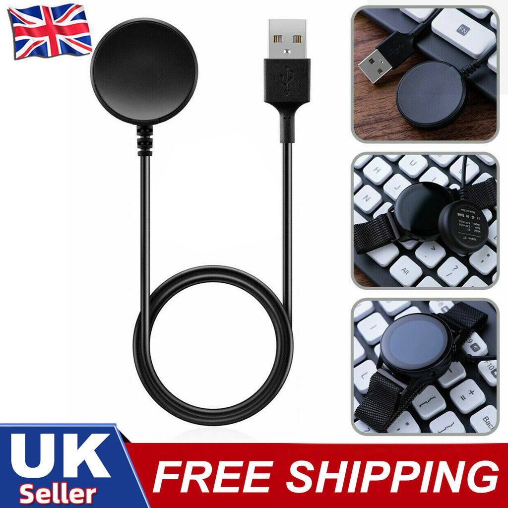 Wireless USB Cable Charger Dock for Samsung Galaxy Watch 8/7/6/5/4/3 Active 2/1