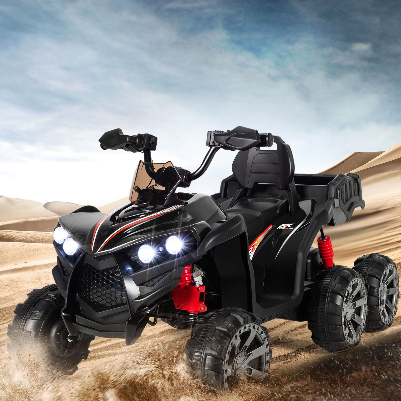 6 Wheels Kids Electric ATV with 4 Motors