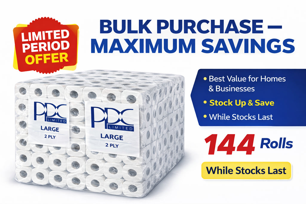 144X Toilet Rolls Quilted Soft Tissue Luxury Paper Bulk Savings Pack Absorbent