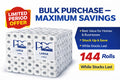 144X Toilet Rolls Quilted Soft Tissue Luxury Paper Bulk Savings Pack Absorbent