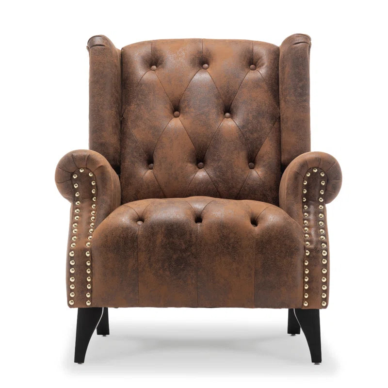 Sandringham Microsuede Wingback Chair