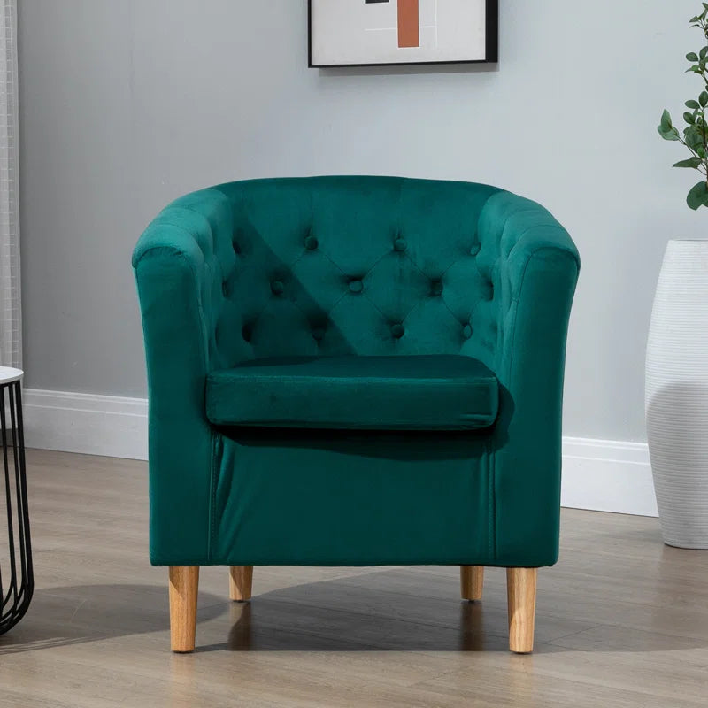 Tarbes Tufted Velvet Tub Chair