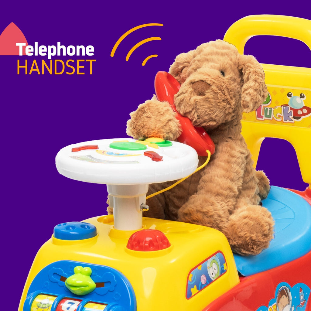 Hillington My First Ride on Buggy Car Push along Toddler Walker with Sounds