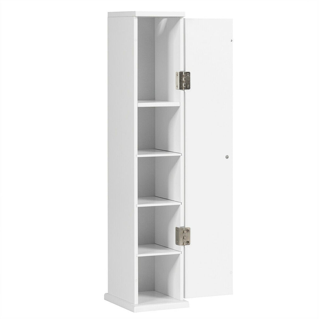 Compact Toilet Tissue Storage Tower Free Standing Toilet Paper Storage Holder
