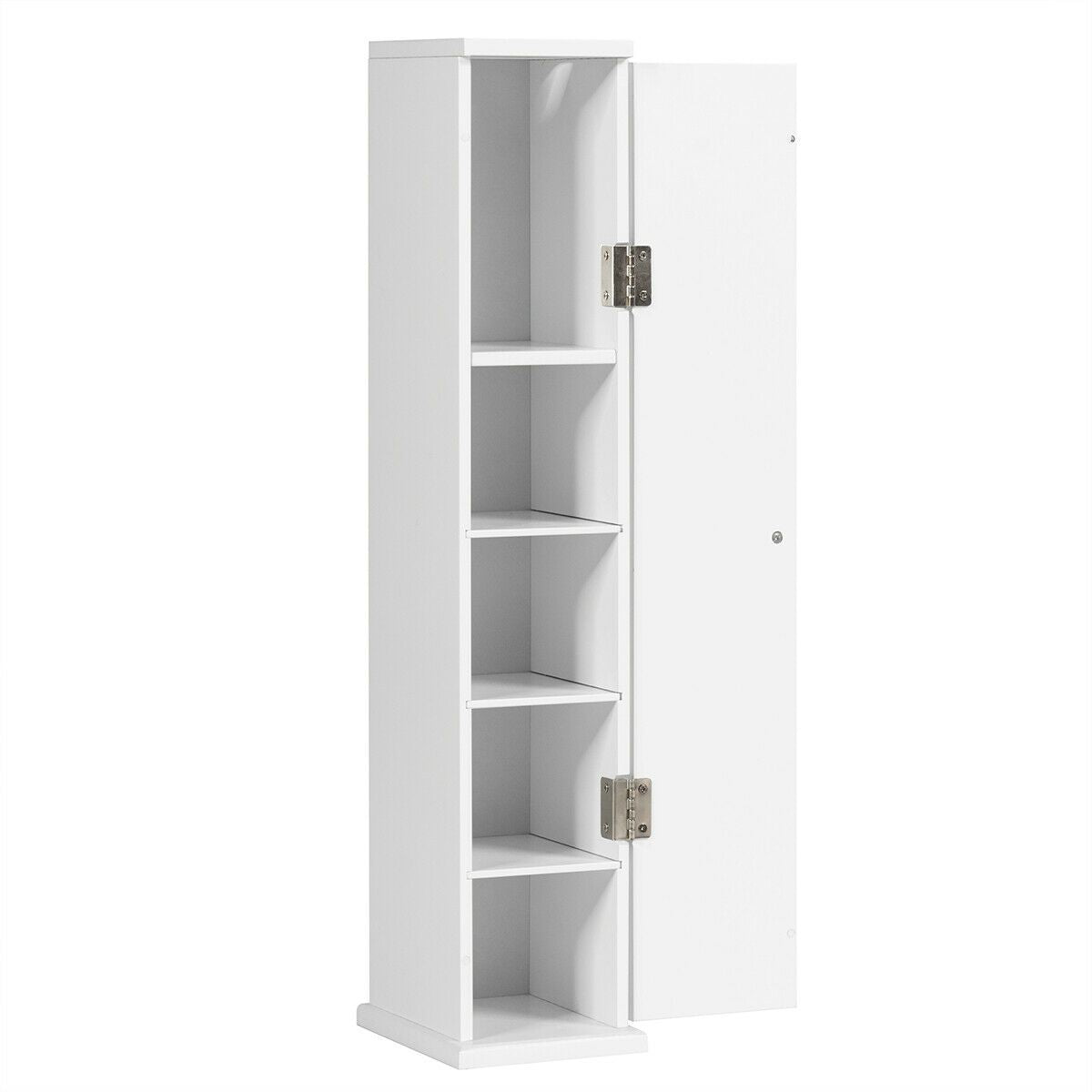 Compact Toilet Tissue Storage Tower Free Standing Toilet Paper Storage Holder