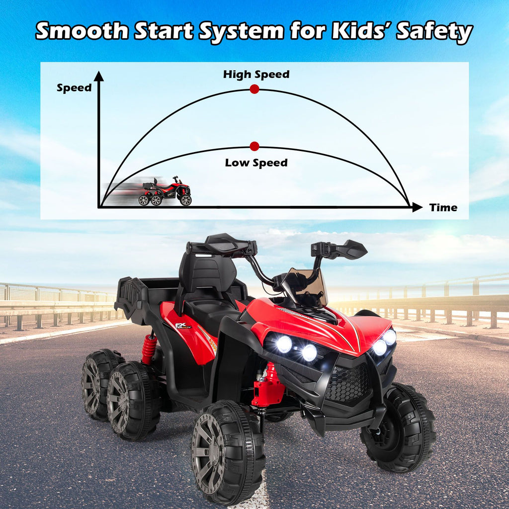 6 Wheels Kids Electric ATV with 4 Motors