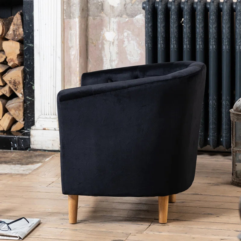 Tarbes Tufted Velvet Tub Chair