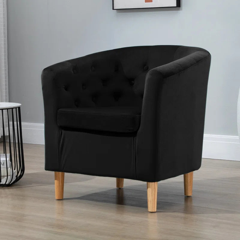 Tarbes Tufted Velvet Tub Chair